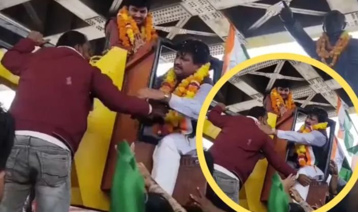 bjp-mp-slapet-employee1